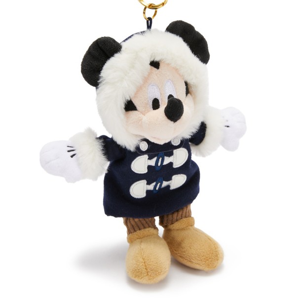 Mickey Mouse Duffle Plush Keychain Bag Charm - 7'' - Disney Store Japan