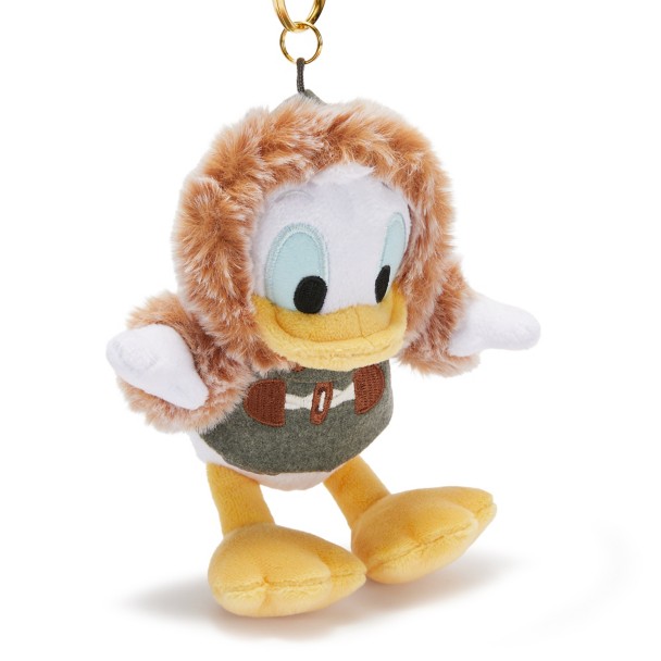 Donald Duck Duffle Plush Keychain Bag Charm - 6'' - Disney Store Japan