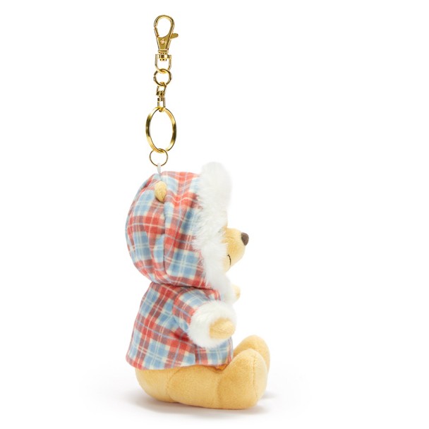 Winnie the Pooh Duffle Plush Keychain Bag Charm - 5 1/2'' - Disney Store Japan