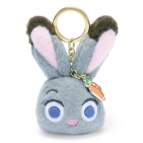 Mickey Mouse Corduroy Plush Keychain Bag Charm