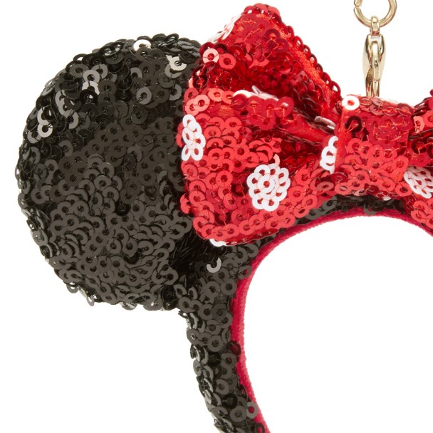 Minnie Mouse Sequin Ear Headband Bag Charm - Polka Dots