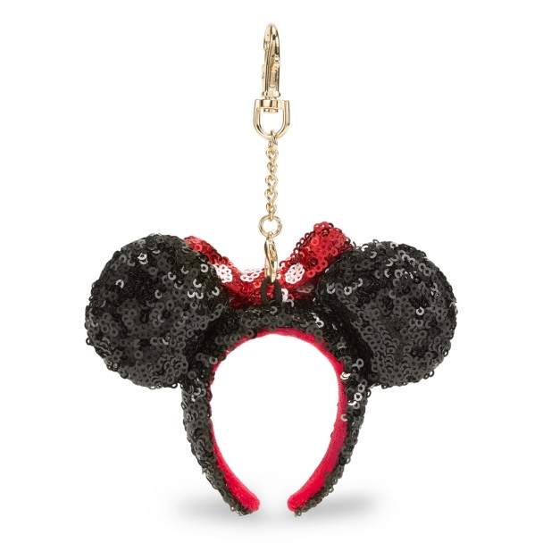 Minnie Mouse Sequin Ear Headband Bag Charm - Polka Dots