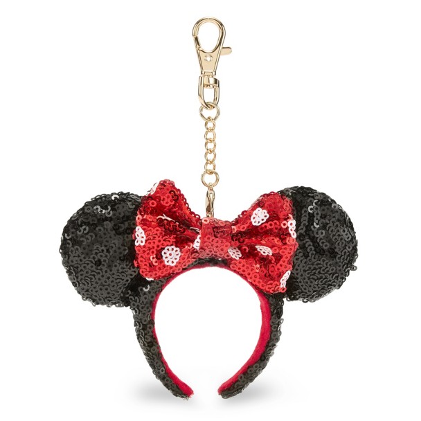 Minnie Mouse Sequin Ear Headband Bag Charm – Polka Dots Minnie Mouse Sequin Ear Headband Bag Charm – Polka Dots