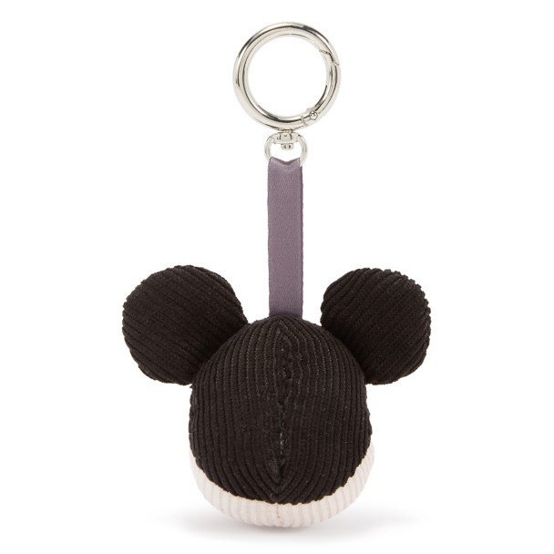 Mickey Mouse Corduroy Plush Keychain Bag Charm