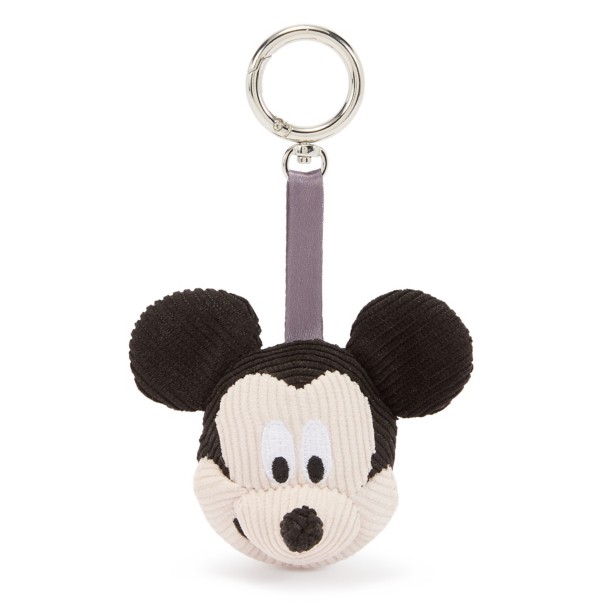 Santa Mickey Mouse Plush Keychain Bag Charm