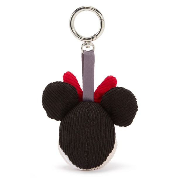 Minnie Mouse Corduroy Plush Keychain Bag Charm