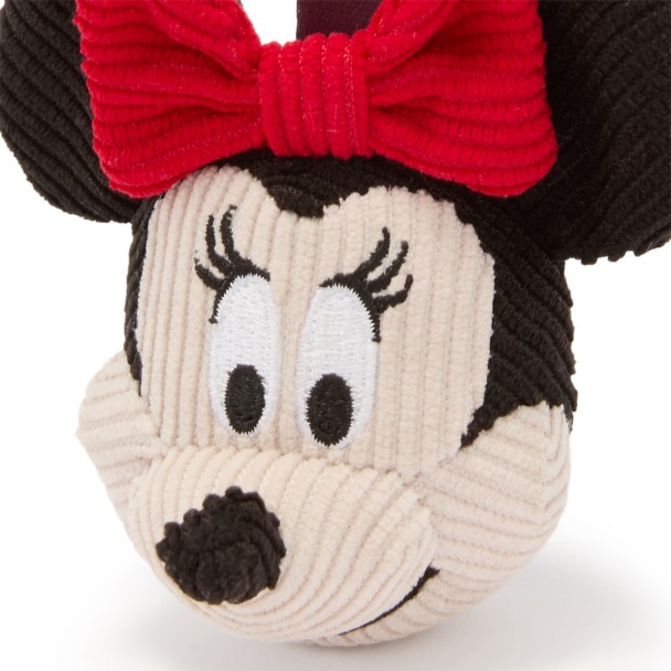 Minnie Mouse Corduroy Plush Keychain Bag Charm