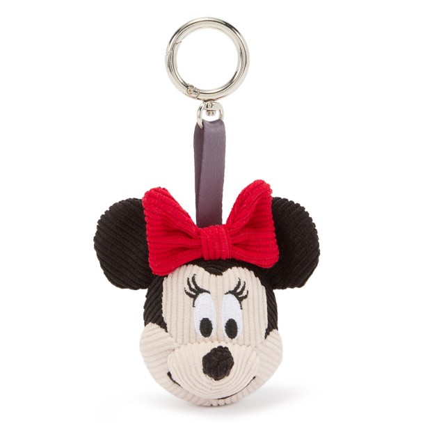 Minnie Mouse Corduroy Plush Keychain Bag Charm Minnie Mouse Corduroy Plush Keychain Bag Charm