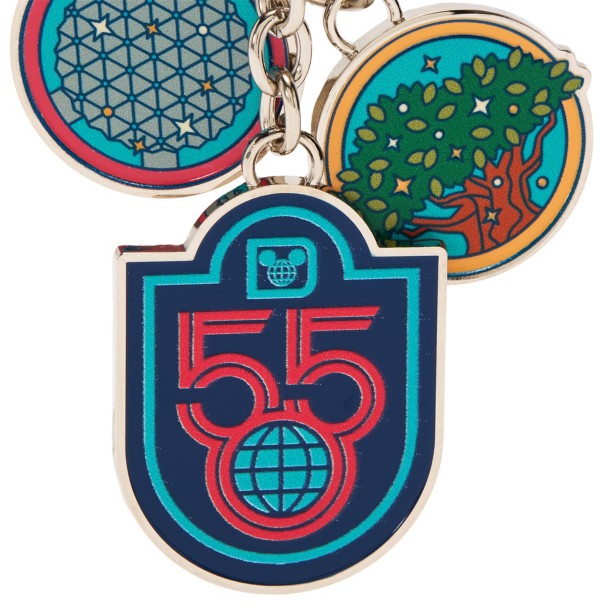 Walt Disney World 55th Anniversary Keychain Bag Charm