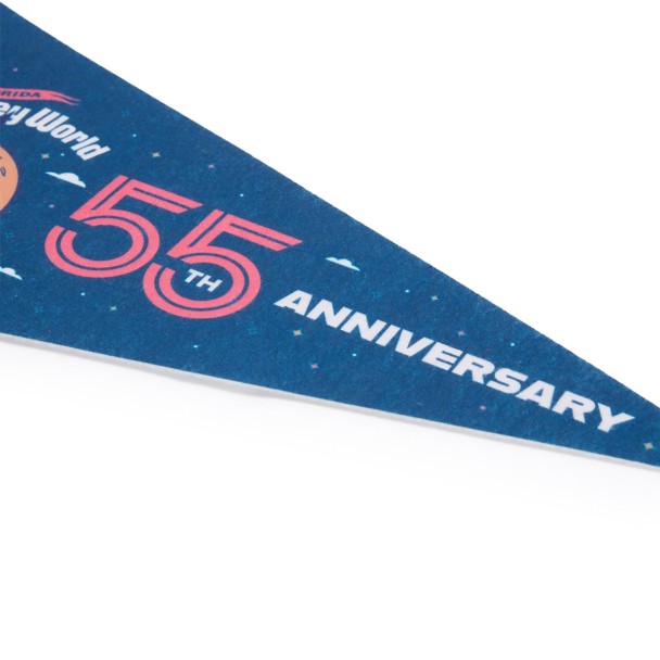 Walt Disney World 55th Anniversary Logo Pennant