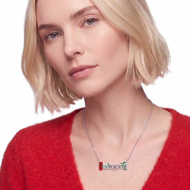 Disneyland Marquee Necklace by CRISLU - White Gold