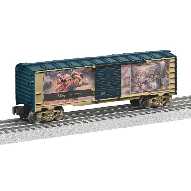 Mickey and Minnie Mouse ''Sweetheart Holiday'' Thomas Kinkade Studios Train Car by Lionel