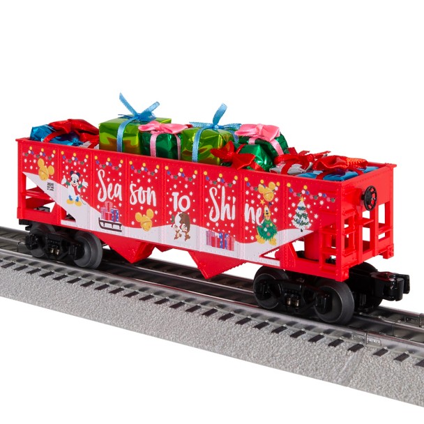 Mickey Mouse and Friends Disney Christmas Hopper with Present Load by Lionel