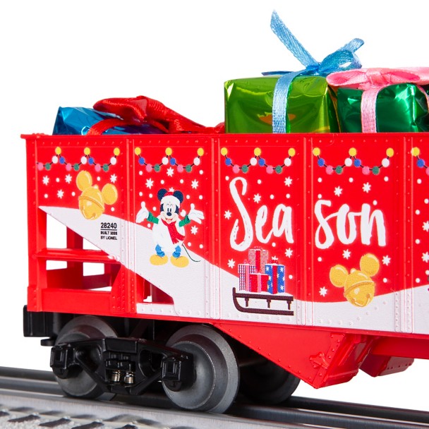 Mickey Mouse and Friends Disney Christmas Hopper with Present Load by Lionel