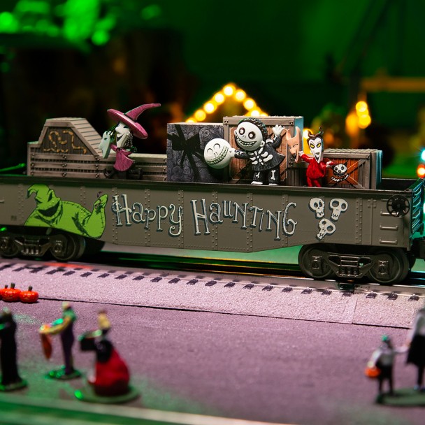 The Nightmare Before Christmas Lock Shock & Barrel Chasing Gondola by Lionel