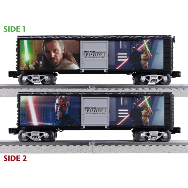 Star Wars LIGHTSABER Series Illuminated Boxcar Darth Maul v. Qui-Gon Jin (Episode 1) by Lionel