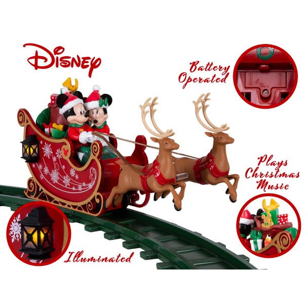 Mickey and Minnie Mouse Christmas Tree Train by Lionel