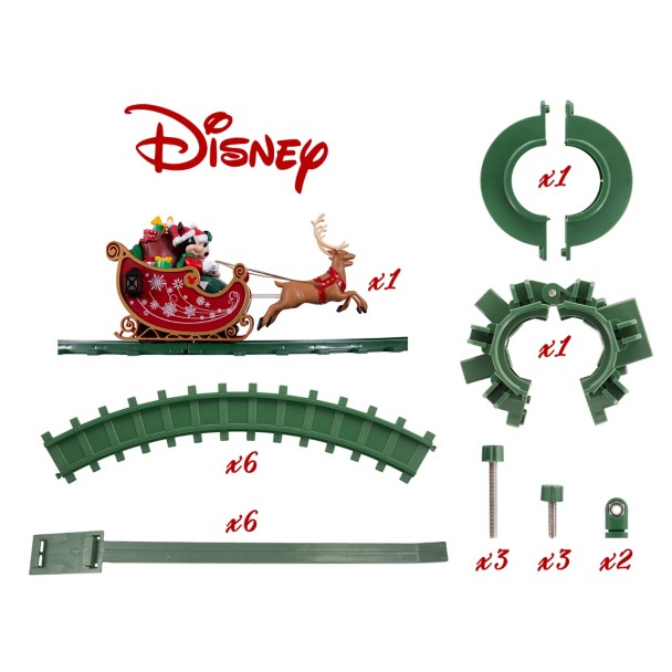 Mickey and Minnie Mouse Christmas Tree Train by Lionel