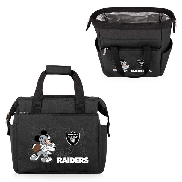 Mickey Mouse x NFL Las Vegas Raiders On the Go Lunch Bag Cooler by Picnic Time