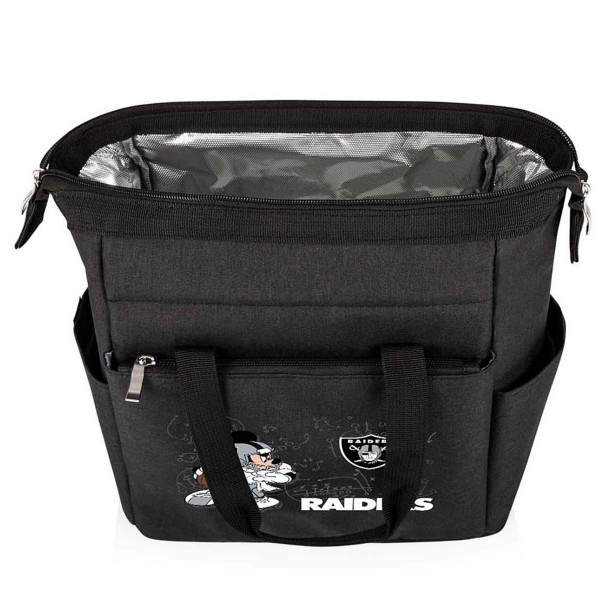 Mickey Mouse x NFL Las Vegas Raiders On the Go Lunch Bag Cooler by Picnic Time