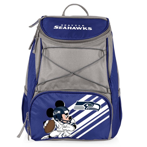 Mickey Mouse x NFL Seattle Seahawks PTX Backpack Cooler by Picnic Time Mickey Mouse x NFL Seattle Seahawks PTX Backpack Cooler by Picnic Time