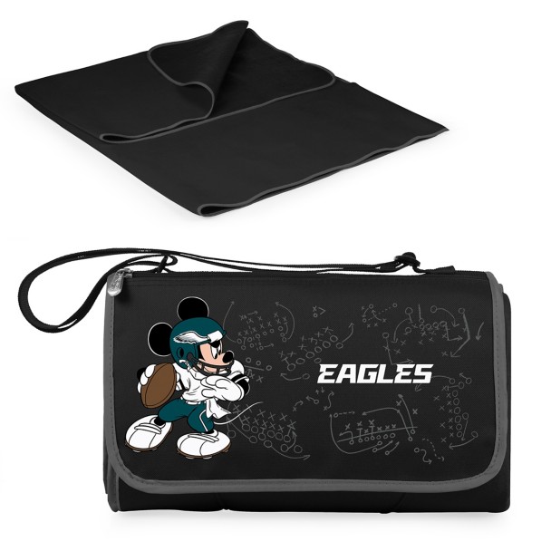 Mickey Mouse x NFL Philadelphia Eagles Outdoor Picnic Blanket Tote by Picnic Time Mickey Mouse x NFL Philadelphia Eagles Outdoor Picnic Blanket Tote by Picnic Time