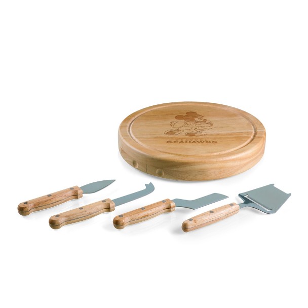 Mickey Mouse x NFL Seattle Seahawks Circo Cheese Board and Tools Set by Picnic Time