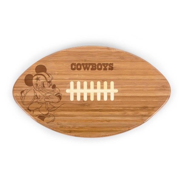 Mickey Mouse x NFL Dallas Cowboys Touchdown! Football Cutting Board and Serving Tray by Picnic Time Mickey Mouse x NFL Dallas Cowboys Touchdown! Football Cutting Board and Serving Tray by Picnic Time