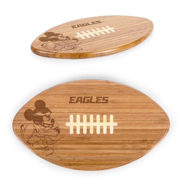Mickey Mouse x NFL Philadelphia Eagles Touchdown! Football Cutting Board and Serving Tray by Picnic Time