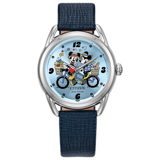 Mickey and Minnie Mouse Watch and Pin Set for Women by Citizen - Limited Edition